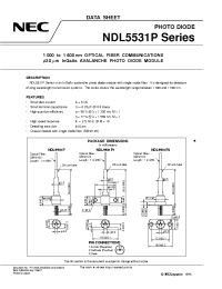 Datasheet NDL5490L manufacturer NEC